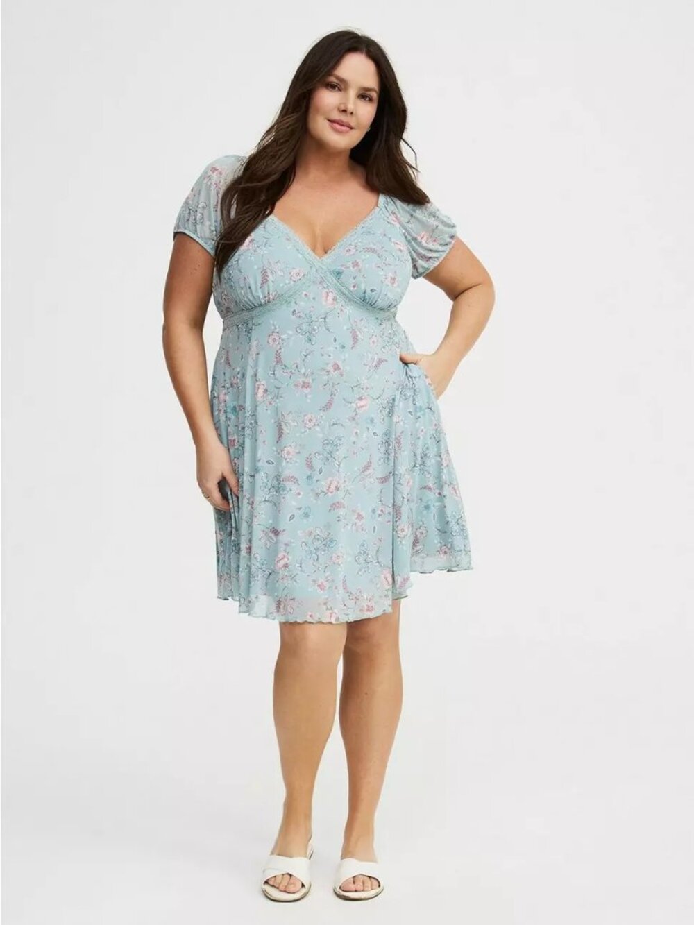 NWT Torrid Mesh Mini Dress